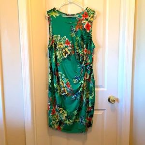 🏝 Plus Size Tropical Dress